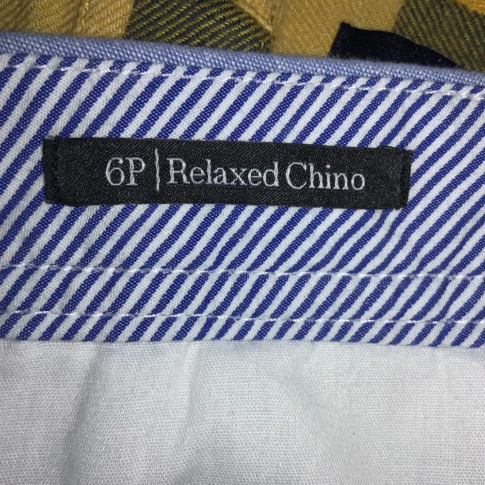 Talbots Relaxed chino pants Sz 6P chambray cotton pockets zip / button - Picture 8 of 9